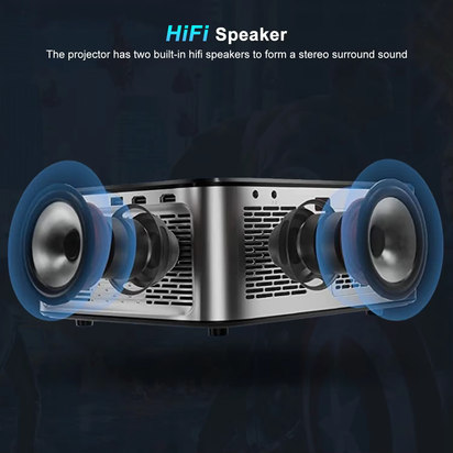 2025 4K UHD Projector 35000 Lumens Android Wifi 6 BT5.2 64G Native1080P Full HD Home Theater Movie Projector for Netflix